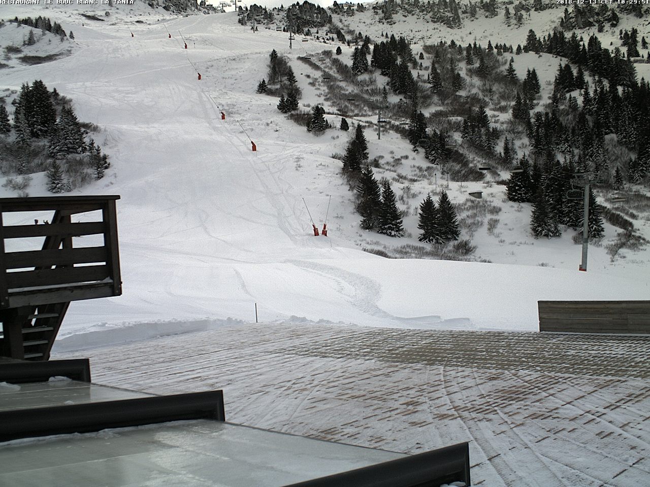 Webkamera Les Trois Vallées - ledovec Mont de Peclet